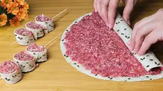 I never thought to make minced meat this way! – Easy rolled recipe.
