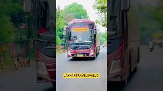 Jakhar Travels Brand New Volvo Bus Bhilwara 🔄 Bhuj #automobile #jakhartravels #volvobuses