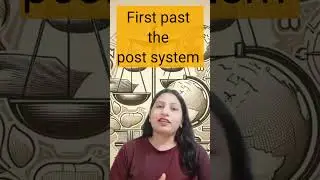 First past the post system #upsc #polity #votingsystem #firstpastthepost #shortvideo