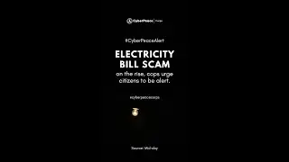 #CyberPeaceAlert : Electricity bill scam on the rise, cops urge citizens to be alert