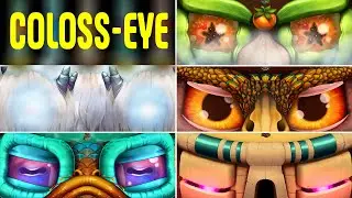 All Colossals on Natural Island Skins (My Singing Monsters)