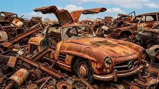 We Found 1955 Mercedes Benz 300-SL for $99... Then Restore it || ASMR Restoration How Restore to New
