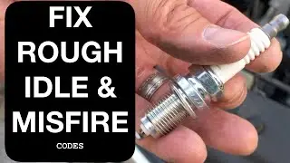 How to Fix Rough Idle & Misfire on Any Engine and Codes/SAVE MONEY  😀😍🚗
