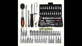 46pcs Automotive Repair Carbon Steel Tool Set