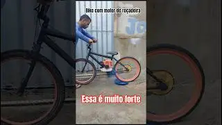 bike com motor de ro&ccedil;adeira 65 cc sobe qualquer morro