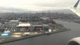 United Express EMB-170 landing into LGA Laguardia NYC   first class