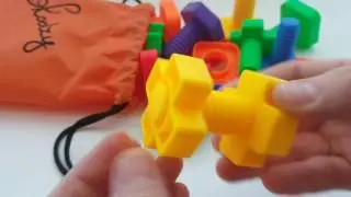 Jumbo Nuts and Bolts by Skoolzy - Matching Fine Motor Skills Toy for Toddlers Preschoolers