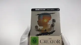 The Creator Limited Steelbook (4K Ultra HD Blu-ray) ASMR Unboxing