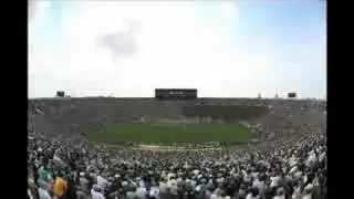 Notre Dame Football:  Game Day in 90 Seconds