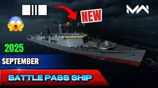 September Battle pass Ship Modern Warships 2025