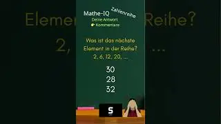 Sei schneller als der Countdown! Mathe-IQ Knifflige R&auml;tsel!  #gehirntraining #challenge #zahenreihe
