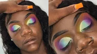 Multi-Color Glitter Cut-Crease | Client Makeup Tutorial