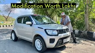 Maruti Ignis Tastefully Built | OZ Racing Wheels | Old Swift Seats | Premium Audio | Custom Springs