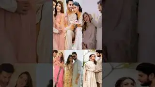 lolly wood couple celebrate Eid 2025#lollywood #kubrakhan #mawrellous #urwahocane
