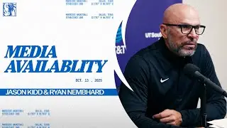 Jason Kidd & Ryan Nembhard | Post Game Media Availability | 10/13/25