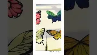 DIY butterfly book marks 🦋#aesthetic #art #artist #books