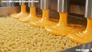 🧀Mac and Cheese - AI Mega factory🇺🇸 + Shocking Bonus Mukbang ending