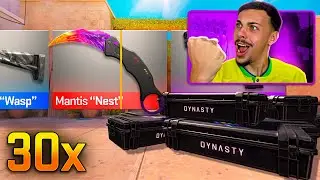 ABRI 30x CAIXAS DYNASTY NO STANDOFF 2 E GANHEI A FACA MAIS LINDA!! (que sorte absurdaaa)