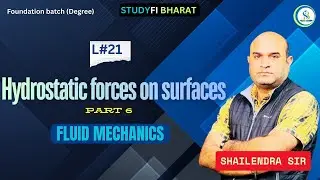 L 21 - Hydrostatic forces on surfaces - Part 6 |  Foundation batch | Fluid mechanics |