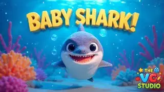 Baby Shark Learning Song | 3D Animated Nursery Rhyme | ABC, Numbers & Colors
