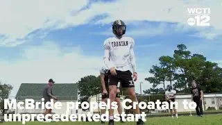 Junior kicker, new QB Kannon McBride propel Croatan to unprecedented season start