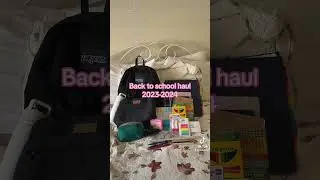 Back to school haul 2023-2024 | Freshman