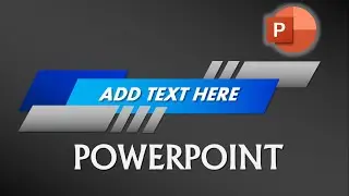 How to Design Modern Banner in PowerPoint | #powerpointtutorial #powerpoint