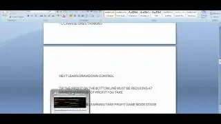 THE RAP UP ON DRAWDOWN CONTROL