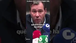 DECLARACIONES DEL MINISTRO OSCAR PUENTES #shortvideo #accidente #renfe #shortsviral #shorts #foryou