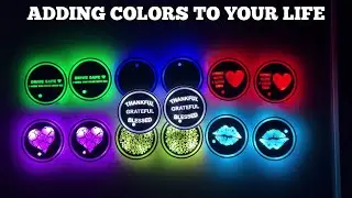 2PCS LED Car Cup Holder Lights Up Coaster Colorful Interior Accessories Decoration of Car