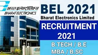 BHARAT ELECTRONICS LIMITED Hiring Trainee Engineer & Trainee Officer(B.Tech /B.E / MBA / B.Sc)
