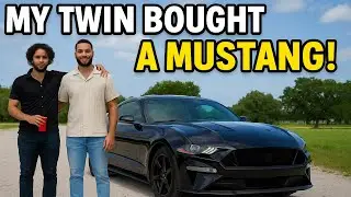 My Twin Just Bought His Dream Mustang 5.0! (Test Drive Reaction)‼️‼️😳
