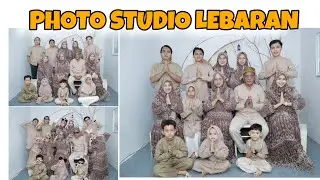 IDUL FITRI 2025, MOMENT LEBARAN DAN FOTO STUDIO LEBARAN BERSAMA KELUARGA