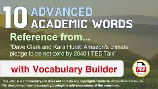 10 Advanced Academic Words Ref from 