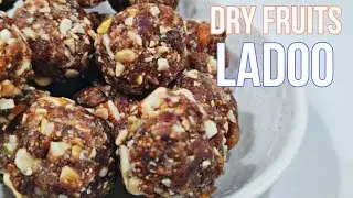 No Sugar No Jaggery Healthy Dry Fruits Laddu Recipe | Natural Energy Booster Ladoo for Back Pain