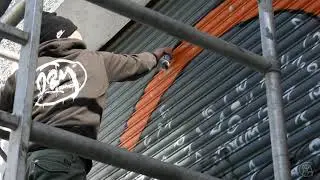 How to Draw Circle - Gym Shutter Mural | 23M Graphics | 2022