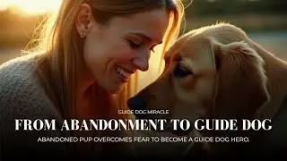 From Abandonment to Guide Dog| The Puppy Who Saved a Life