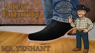 Ariat Futurity Showman Cowboy Boot Black Roughout Full Review