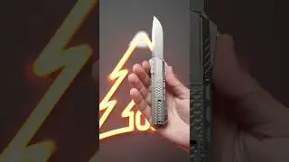 Нож Remette Sharp Leopard сталь M390 рукоять Sandblast Titanium (RTSLA)
