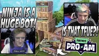 Tfue называет Ниндзя БОТОМ, а затем они нападают друг на друга в самой напряженной игре Fortnite ...