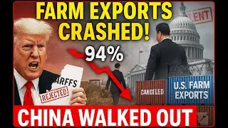 Trump&rsquo;s Trade War Crushed U.S Farmers&mdash;94% Export Crash, China Walked, Washington Went Silent