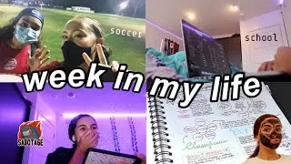 a productive online school week in my life!!