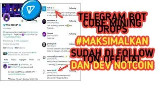 TELEGRAM BOT CUBE MINING DROPS