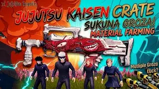 Jujutsu Crate Opening | Ryomen Sukuna Groza | First Mythic Groza Skin | Lucky Crate | Got materials