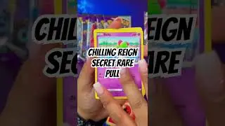 ASMR | Secret Rare Pull from Chilling Reign #pokemonpackopening #boosterpacks #pokemontcg