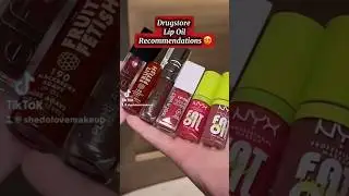 Must have Drugstore Lip Oils 💋 #lipoil #lipgloss #lips #drugstore makeup ore