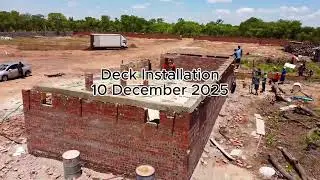 Our Building Journey - Deck & Sewage Installation 12 December 2025