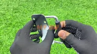 MY DIY STAINLESS STEEL METAL FOLDING HANDLE RUBBER GRIP / CASE HANDLE / TOOL BOX HANDLE