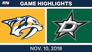 Najważniejsze momenty NHL | Predators kontra Stars &ndash; 10 listopada 2018 r.