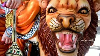 durga idol 2020 | Durga idol painting at mini Dhoolpet Hyderabad | durga idol making 2020